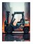 Forklift ve Renkli Arka Plan Desenli Mdf Tablo 25CMX 35CM 1