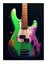 Renkli Bas Gitar Mdf Tablo 18CM x 27CM 1