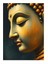 Meditatif Buda Profili Dekoratif Mdf Tablo 25CMX 35CM 1