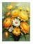 Bahçede Bahar Buketi Modern Ahşap Tablo 35CM X50CM 1