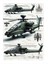 Askeri Helikopterler Gösterisi Model Ahşap Tablo 25CMX 35CM 1