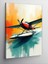 Kanvas Tablo Suda Uçak Macerası 1