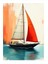 Yelkenlinin Özgürlüğü Model Mdf Tablo 18CM x 27CM 1