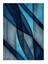 Soyut Mavi Çizgiler Mdf Poster 35CM X50CM 1