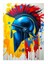Spartalı Miğfer Modern Mdf Tablo 35CM X50CM 1