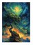 Yıldızlı Gece Manzarası Hediyelik Mdf Tablo 18CM x 27CM 1