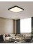 Tekno Trust 30X30 cm Büyük Boy 24W Siyah Kasa LED Panel Avize Armatür Salon Banyo Balkon Tuvalet ve Wc Lambası 1
