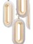 Tekno Trust Alfa LED 4'lü Gold 3 Renk Ledli Kristal Taşlı Modern LED Avize 3