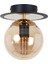 Tekno Trust Alora Siyah Gold Bal Camlı Plafonyer Avize 5