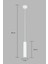 Modern metal tavan sarkıt avize, LED ampul dahil, 25x90 cm, şık ve sade tasarım 2