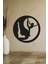Pilates Yin Yang Duvar Dekoru Siyah 1