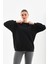Anna Bisiklet Yaka Oversize Sweatshirt 2