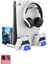 PG-P5S023 Rgb Ps5 Disk Dijital/ps5 Slim Disk Dijital Disk Hazneli Stand Soğutucu Fan 4
