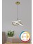 Modern 3 Renk Işıklı Tavan Avizesi, 25x70 cm, Alüminyum, Ledli, Şık ve Modern Tasarım 1