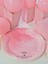 Pastel Pembe Renk Kullan At Tabak-Bardak-Çatal Kaşık Bıçak- Popcorn Kutusu 8 Kişilik Parti Seti Pembe Cinsiyet Partisi Tabak Seti 5
