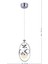 3 Renk Gümüş Lüks Kristal Taşlı LED Avize, Modern Tasarım, 25x98 cm 3