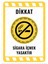 Ul2645-A4 - Sigara Içmek Yasaktır Uyarı Levhası (21,6 x 30,3 cm) 1
