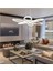 Tekno Trust Papatya Model Sarkıt Modern LED Beyaz Işık Ultra Power LED Avize Salon Mutfak Oda Hol Ledli Avize 1