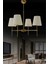 4'lü Modern Eskitme Boyalı Avize, Metal, 60x60 cm 1
