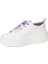 Kadın Beyaz Hakiki Deri Sneaker Ayakkabı 4Y2SA33710 2