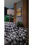 Yumuşak ve şık ekose battaniye 130x170cm, rahat ve sıcak tutar, polyester, gri 1