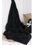 Yumuşak siyah 120x170 ev dekoru battaniyesi, polyester, solmaya dayanıklı 2