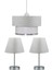 Tekno Trust Grey Avize ve Abajur Seti (Gri) 1