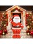 Büyük Kırmızı Ayaklı Noel Baba Yılbaşı Folyo Balonu 1