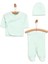 HelloBaby Yenidoğan Organik Zıbın-Şapka-Patikli Alt Unisex 1