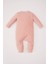 Kız Bebek Yenidoğan Uzun Kollu Kadife Tulum D6519A524WN 4