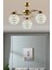 Tekno Trust Modern Ilay Eskitme Gold Boyalı 3lü 4lü Camlı Avize 1