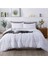 Plaid Nevresim Takımı Çift Kişilik 200X220 - Beyaz 1