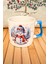 Hediye Yılbaşı Merry Christmas Temalı Kardan Adam Seramik Kupa Bardak 225 ml 10