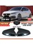 Seat Leon Mk4 2021 ve Sonrası Uyumlu Batman Yarasa Ayna Kapağı Piano Black Abs Plastik Sağ Sol Takım 1
