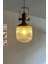 Mopa Glass Bal Rengi Tekli Avize Eskitme Başlık Retro Sarkıt Lamba Restoran Salon Aydınlatma 3