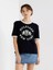 Organıc Cotton New Season Women's Velvet College Logo T-Shırt 1