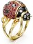 5672428 Swarovski Yüzük Idyllia Cocktail Ring, Ladybug, Red, Gold-Tone Plated 60 1