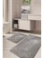 Tekno Trust Modern Desenli Kaymaz Taban Yıkanabilir 2'Li Set Banyo Halısı Paspas Klozet Takımı Kt-Kzsd-233 1