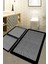 Gri Tekli Banyo Halısı 60x100 cm, polyester, yumuşak ve kaymaz yüzey 1