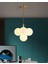 Modern Avize Glop Balon Camlı Cloudy Avize Eskitme Gold Sarı Şık Görsellik Katar 2