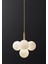 Modern Avize Glop Balon Camlı Cloudy Avize Eskitme Gold Sarı Şık Görsellik Katar 4