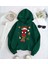 Spider Man & Girl Çift Merry Christmas Baskılı Kapşonlu Sweatshirt 2