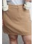 Kadın Moda Stil Mini Astarsız Dokuma Büyük Beden Düğmeli Fermuarlı Mini Dokuma Kaşe Kalın Etek 3