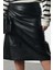 Kadın Moda Stil Midi Astarsız Dokuma Büyük Beden Dokuma Etek 2