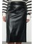Kadın Moda Stil Midi Astarsız Dokuma Büyük Beden Dokuma Etek 4