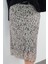 Kadın Moda Stil Midi Astarsız Örme Büyük Beden Animal Desenli Örme Etek 2