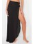 Kadın Moda Stil Maxi Astarsız Dokuma Maxi Dokuma Aksesuarlı Etek 3