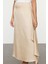 Kadın Moda Stil Maxi Astarsız Dokuma Tesettür Kendinden Desenli Dokuma Saten Etek 1