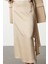 Kadın Moda Stil Maxi Astarsız Dokuma Tesettür Kendinden Desenli Dokuma Saten Etek 3