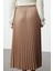 Kadın Moda Stil Maxi Astarsız Örme Tesettür Piliseli Uzun Esnek Örme Etek 4